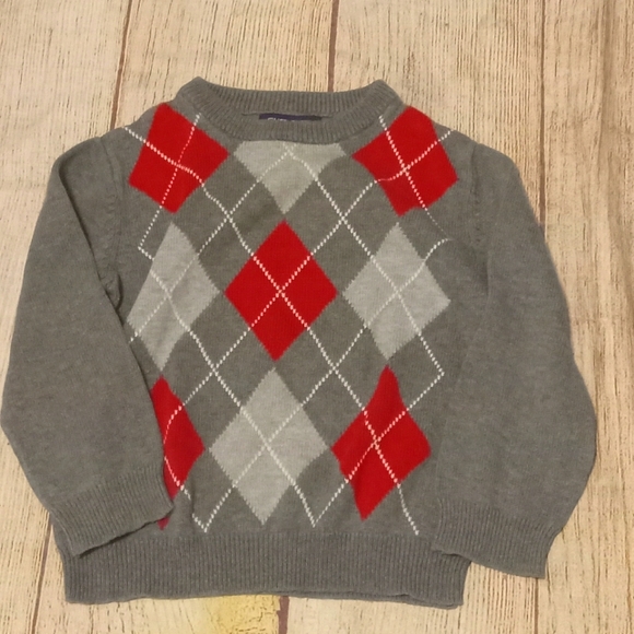 Cherokee argyle pullover sweater size 3T - Picture 1 of 3
